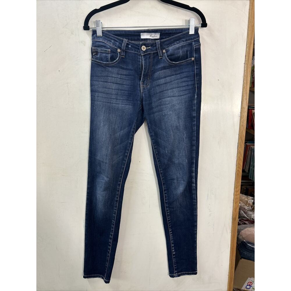 KanCan Estilo Style Womens High Rise Denim Blue‎ Skinny Jeans Size 5/26